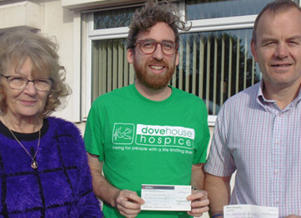 £6,150 donation made to Dove House Hospice