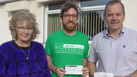 £6,150 donation made to Dove House Hospice